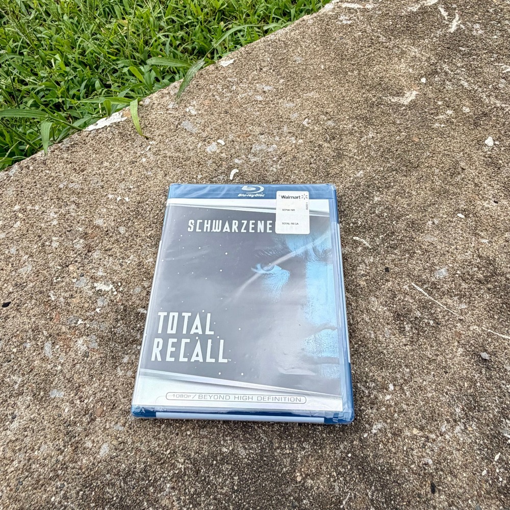 Total Recall Blu-ray Arnold Schwarzenegger 1990 Sci-Fi Movie New Sealed